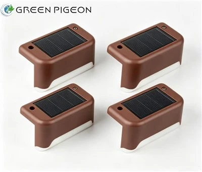 Solarbetriebene Stufenleuchten für Außentreppen